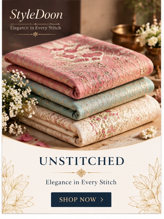 Unstitched Women's Suits and Fabrics – StyleDoon